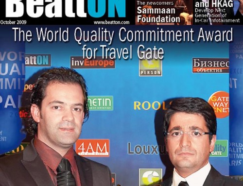 TRAVEL GATE capa da revista BeattON